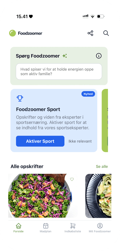 Foodzoomer madmentor – konkrete svar til aktive børnefamilier
